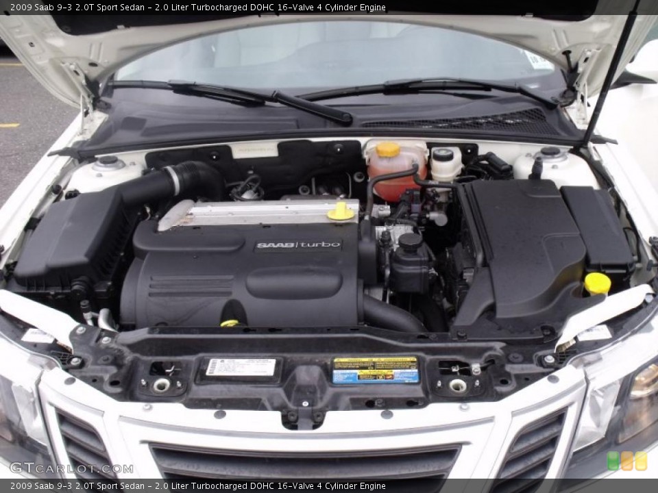 2.0 Liter Turbocharged DOHC 16-Valve 4 Cylinder Engine for the 2009 Saab 9-3 #39966766