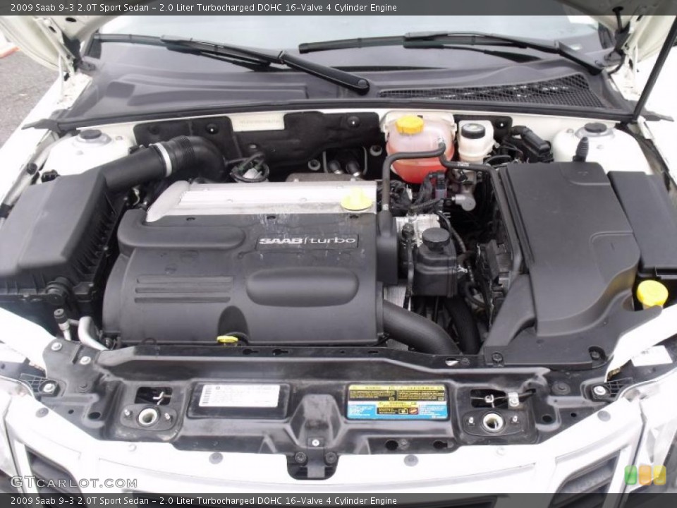 2.0 Liter Turbocharged DOHC 16-Valve 4 Cylinder Engine for the 2009 Saab 9-3 #39967051