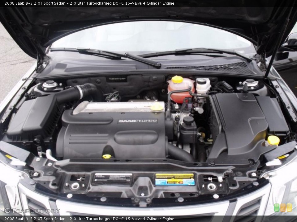 2.0 Liter Turbocharged DOHC 16-Valve 4 Cylinder Engine for the 2008 Saab 9-3 #39967692