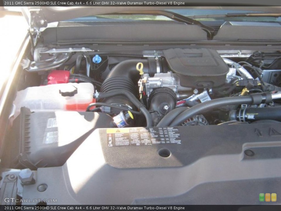 6.6 Liter OHV 32-Valve Duramax Turbo-Diesel V8 Engine for the 2011 GMC Sierra 2500HD #39975979