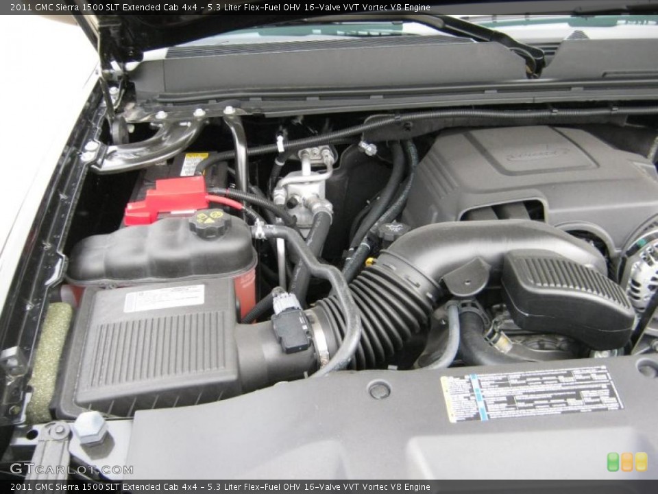 5.3 Liter Flex-Fuel OHV 16-Valve VVT Vortec V8 Engine for the 2011 GMC Sierra 1500 #39976936
