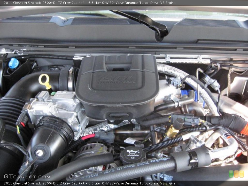 6.6 Liter OHV 32-Valve Duramax Turbo-Diesel V8 Engine for the 2011 Chevrolet Silverado 2500HD #39983832