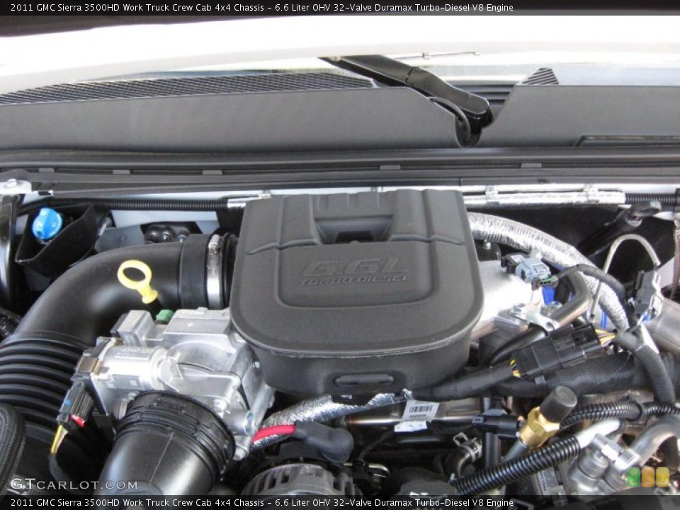 6.6 Liter OHV 32-Valve Duramax Turbo-Diesel V8 Engine for the 2011 GMC Sierra 3500HD #39984068