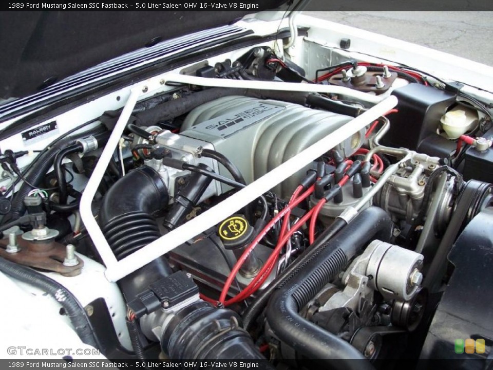 5.0 Liter Saleen OHV 16-Valve V8 Engine for the 1989 Ford Mustang #39998636