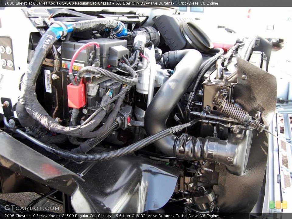 6.6 Liter OHV 32-Valve Duramax Turbo-Diesel V8 2008 Chevrolet C Series Kodiak Engine