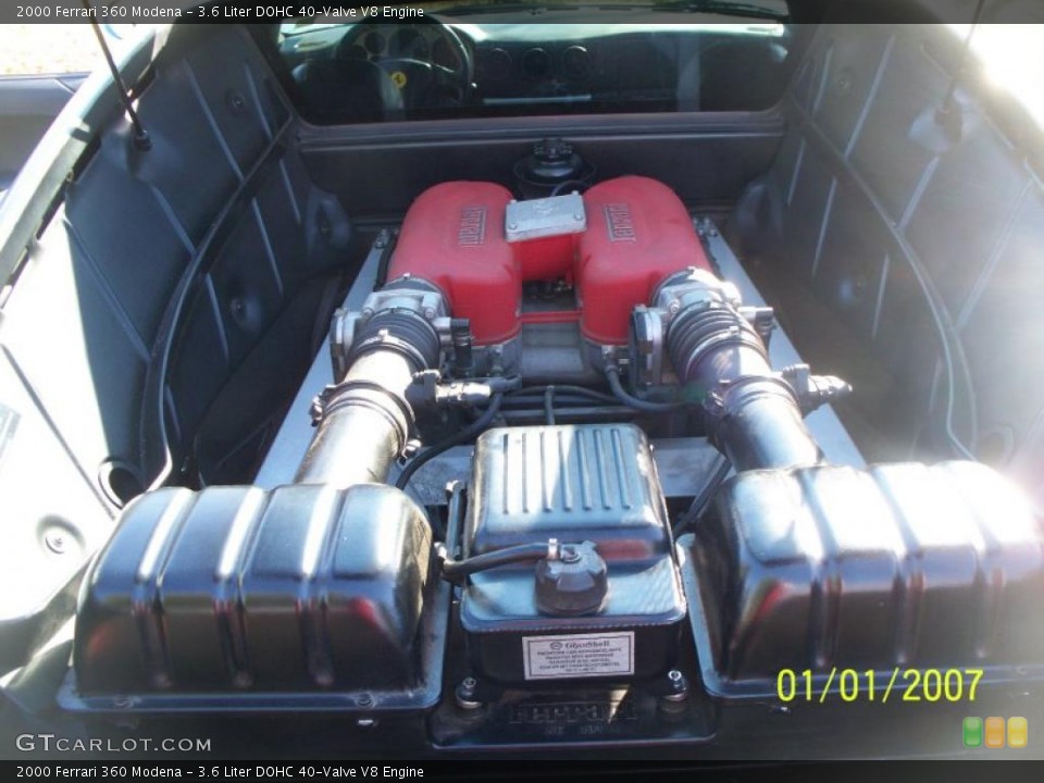3.6 Liter DOHC 40-Valve V8 Engine for the 2000 Ferrari 360 #40000814