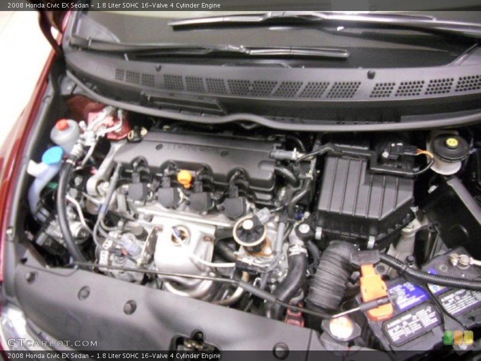 1.8 Liter SOHC 16-Valve 4 Cylinder Engine for the 2008 Honda Civic #40001248