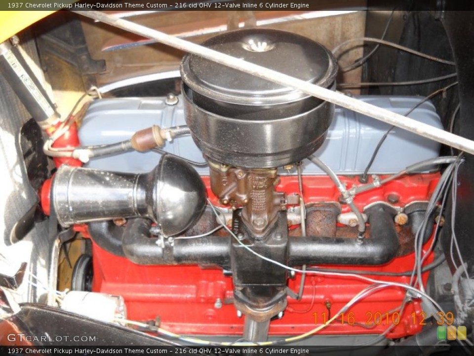 216 cid OHV 12-Valve Inline 6 Cylinder Engine for the 1937 Chevrolet Pickup #40020778