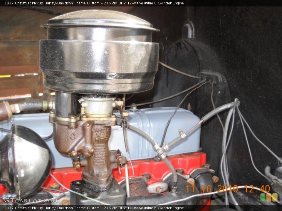 216 cid OHV 12-Valve Inline 6 Cylinder Engine for the 1937 Chevrolet Pickup #40020810