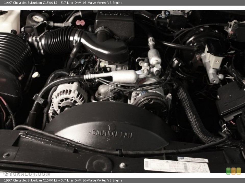 5.7 Liter OHV 16-Valve Vortec V8 Engine for the 1997 Chevrolet Suburban #40021210