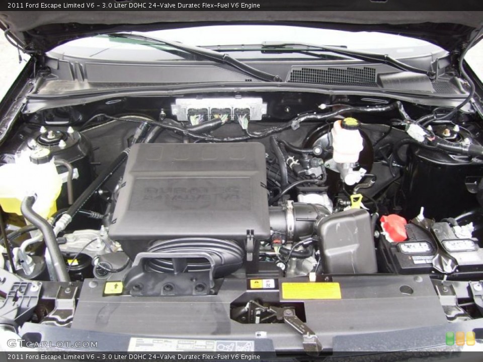 3.0 Liter DOHC 24-Valve Duratec Flex-Fuel V6 Engine for the 2011 Ford Escape #40021842