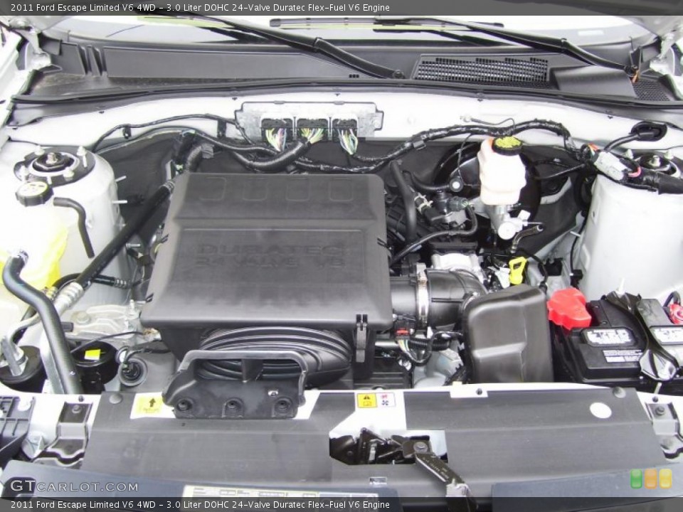 3.0 Liter DOHC 24-Valve Duratec Flex-Fuel V6 Engine for the 2011 Ford Escape #40023270