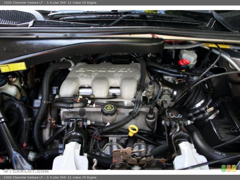 3.4 Liter OHV 12-Valve V6 Engine for the 2000 Chevrolet Venture #40025114