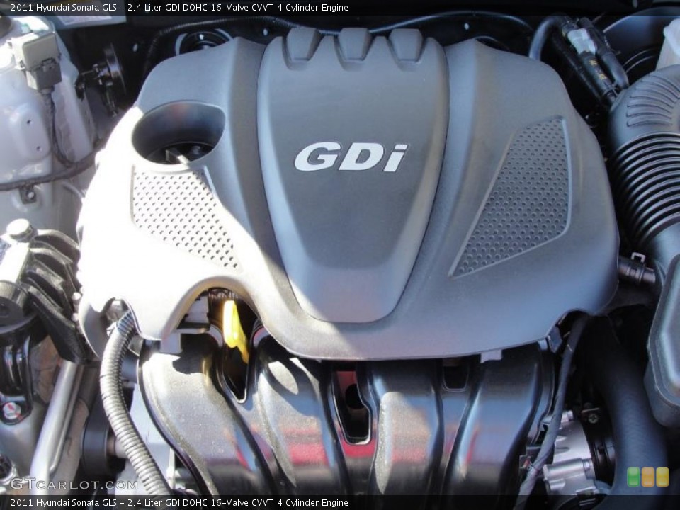 2.4 Liter GDI DOHC 16-Valve CVVT 4 Cylinder Engine for the 2011 Hyundai Sonata #40028774