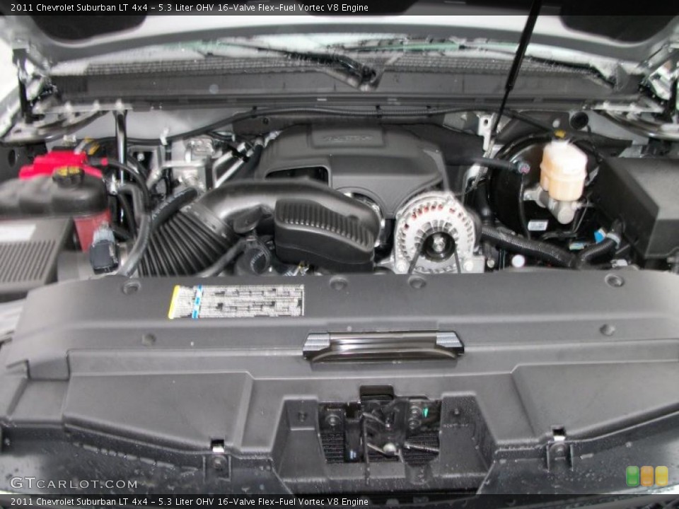 5.3 Liter OHV 16-Valve Flex-Fuel Vortec V8 Engine for the 2011 Chevrolet Suburban #40033778