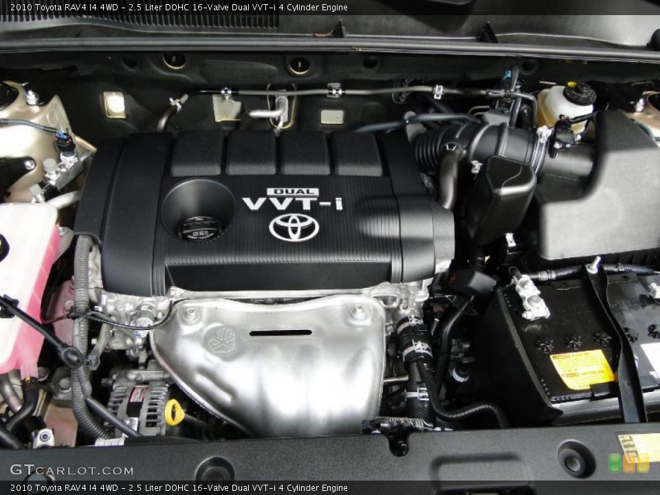 2.5 Liter DOHC 16-Valve Dual VVT-i 4 Cylinder Engine for the 2010 Toyota RAV4 #40047338