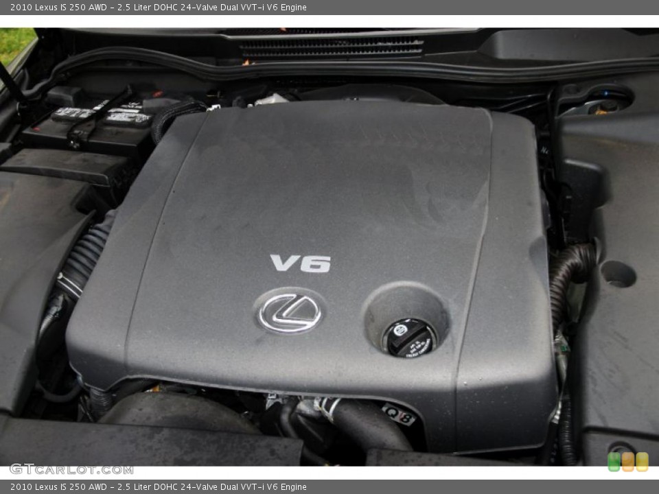 2.5 Liter DOHC 24-Valve Dual VVT-i V6 Engine for the 2010 Lexus IS #40051709