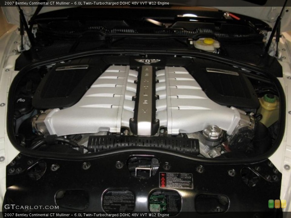 6.0L Twin-Turbocharged DOHC 48V VVT W12 Engine for the 2007 Bentley Continental GT #40067427