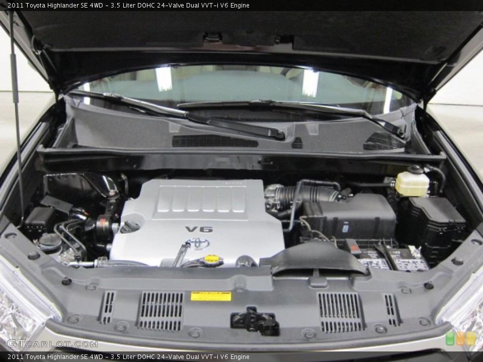 3.5 Liter DOHC 24-Valve Dual VVT-i V6 Engine for the 2011 Toyota Highlander #40070439