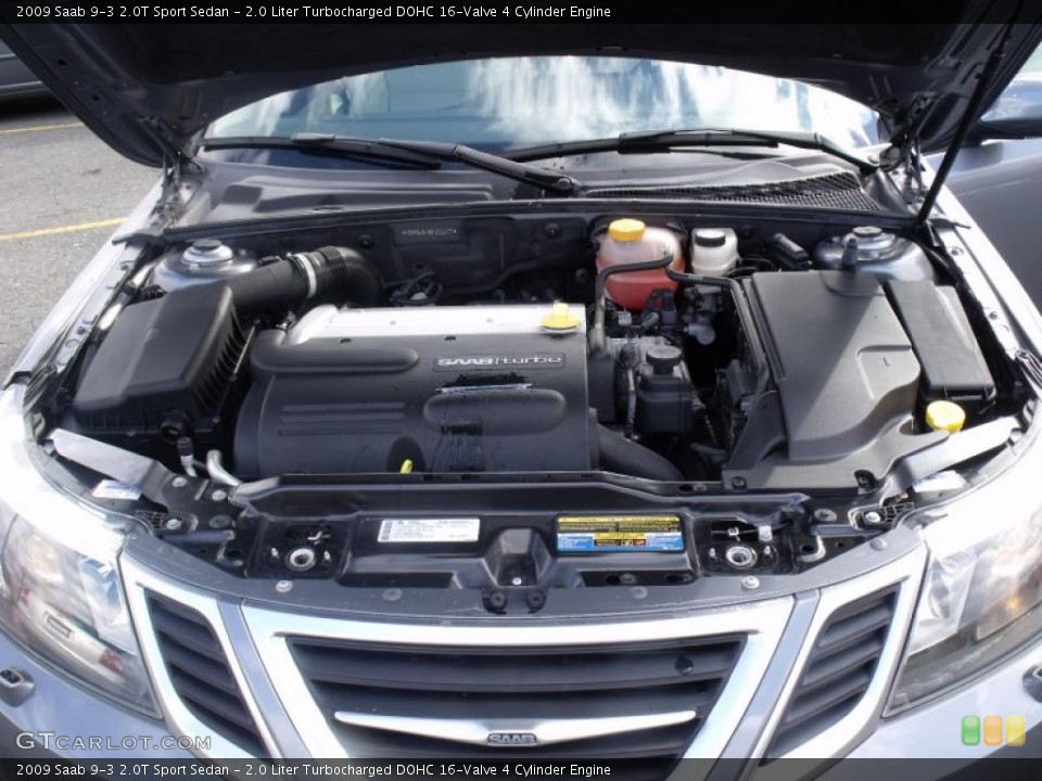 2.0 Liter Turbocharged DOHC 16-Valve 4 Cylinder Engine for the 2009 Saab 9-3 #40082311
