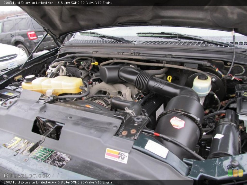 6.8 Liter SOHC 20-Valve V10 Engine for the 2003 Ford Excursion #40083223
