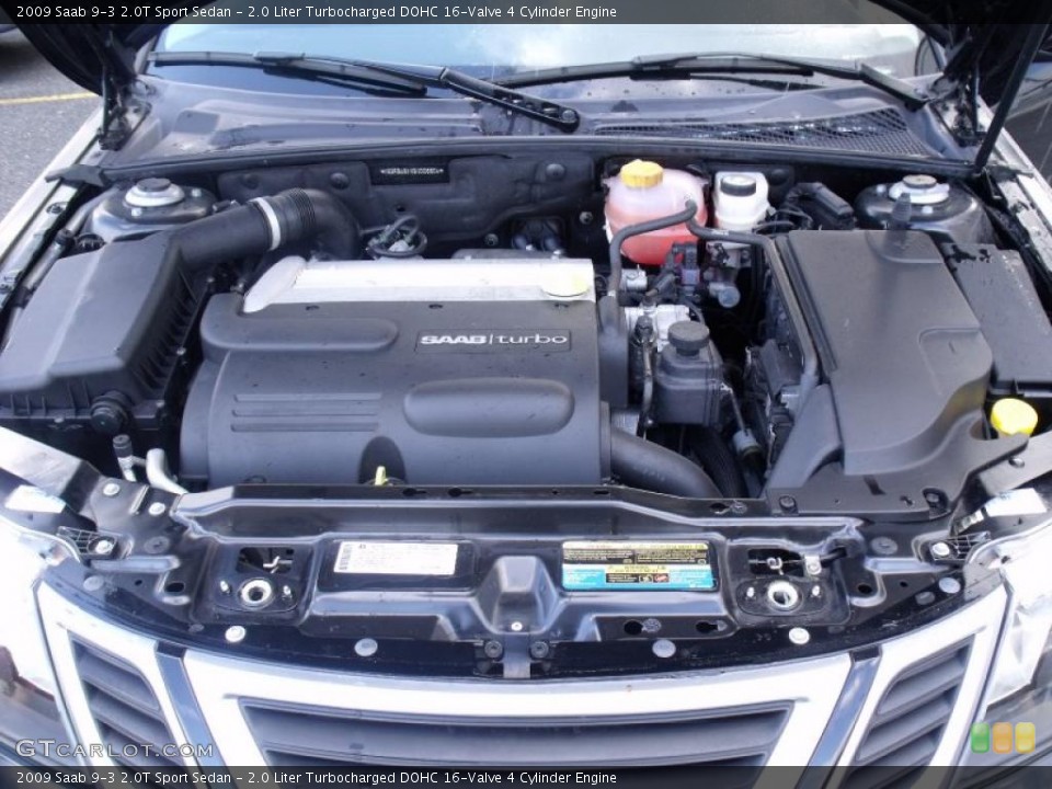 2.0 Liter Turbocharged DOHC 16-Valve 4 Cylinder Engine for the 2009 Saab 9-3 #40083275