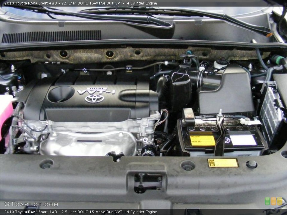 2.5 Liter DOHC 16-Valve Dual VVT-i 4 Cylinder Engine for the 2010 Toyota RAV4 #40091695