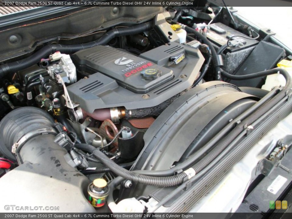 6.7L Cummins Turbo Diesel OHV 24V Inline 6 Cylinder Engine for the 2007 Dodge Ram 2500 #40101859