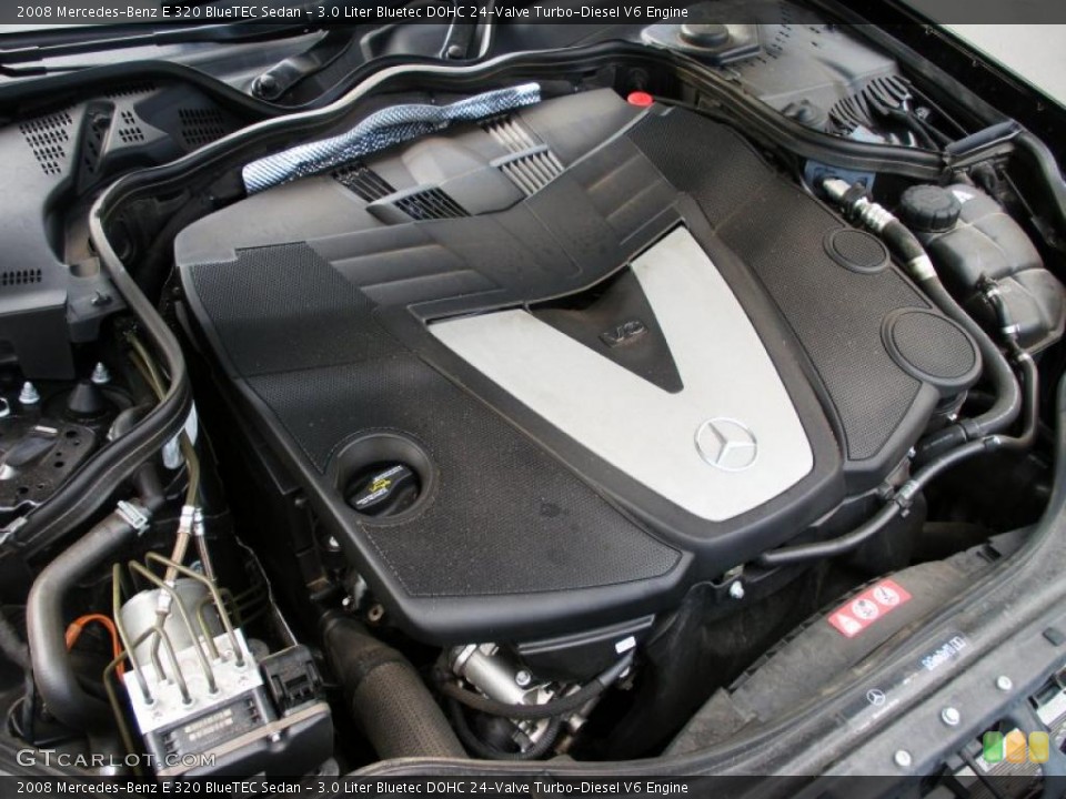 3.0 Liter Bluetec DOHC 24-Valve Turbo-Diesel V6 Engine for the 2008 Mercedes-Benz E #40102719