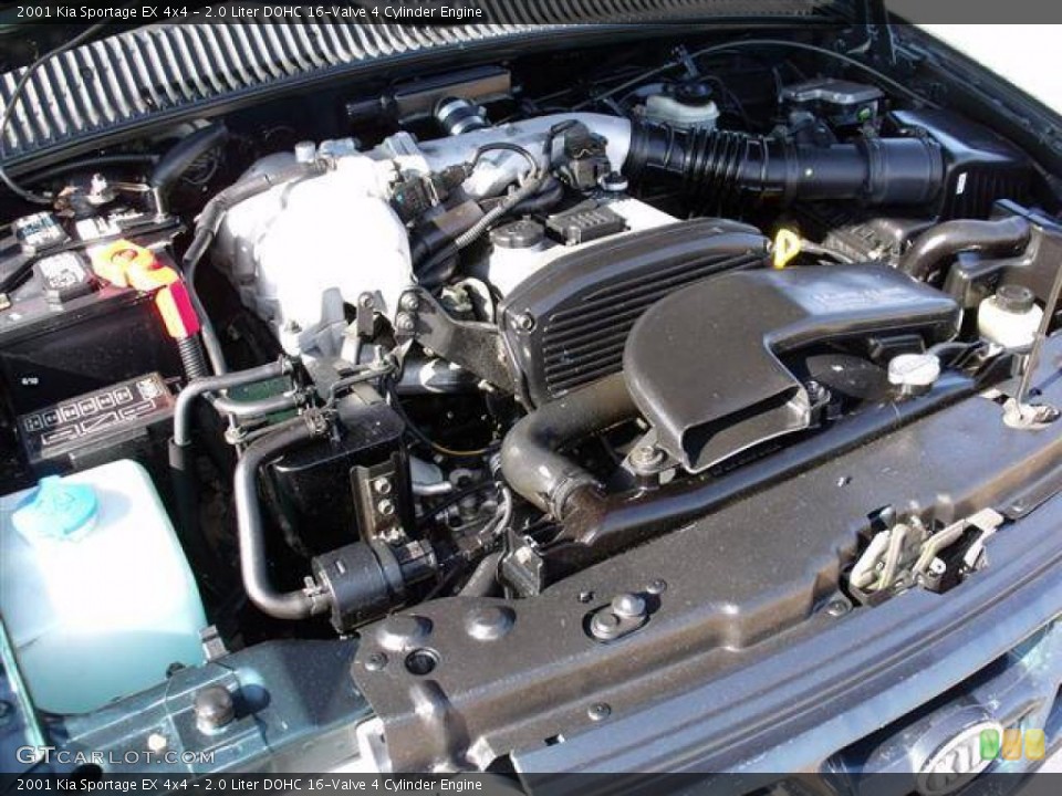 2.0 Liter DOHC 16-Valve 4 Cylinder Engine for the 2001 Kia Sportage #40105807