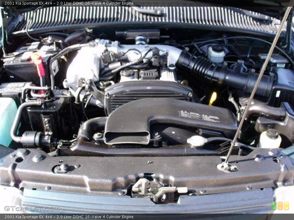 2.0 Liter DOHC 16-Valve 4 Cylinder Engine for the 2001 Kia Sportage #40105823