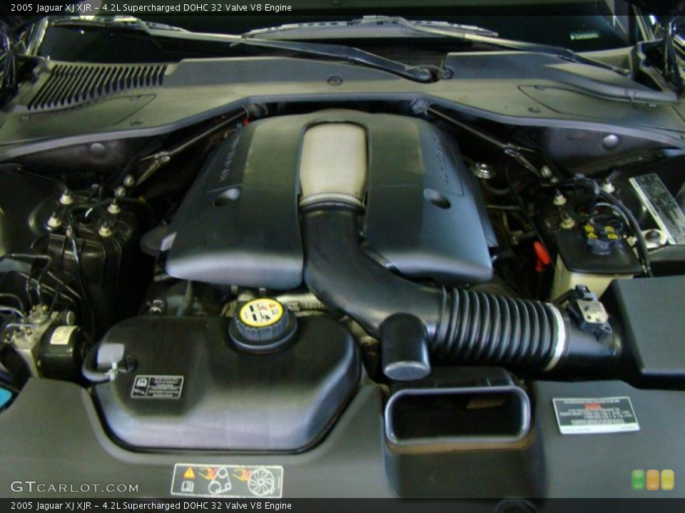 4.2L Supercharged DOHC 32 Valve V8 Engine for the 2005 Jaguar XJ #40107803