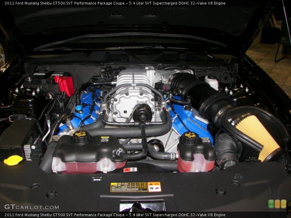 5.4 Liter SVT Supercharged DOHC 32-Valve V8 Engine for the 2011 Ford Mustang #40109667