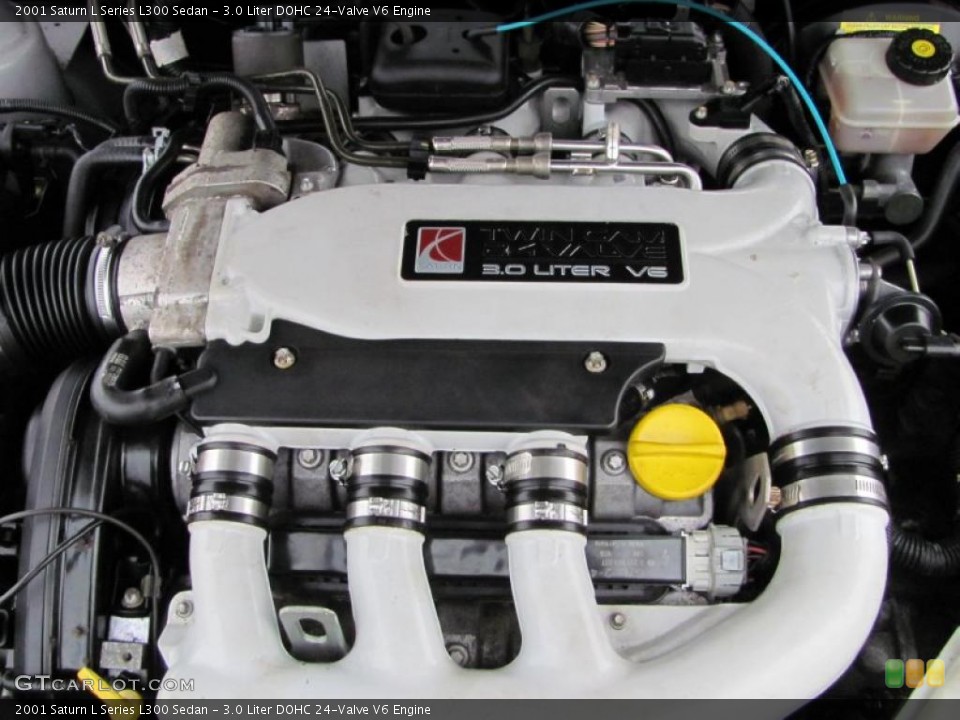 3.0 Liter DOHC 24-Valve V6 2001 Saturn L Series Engine