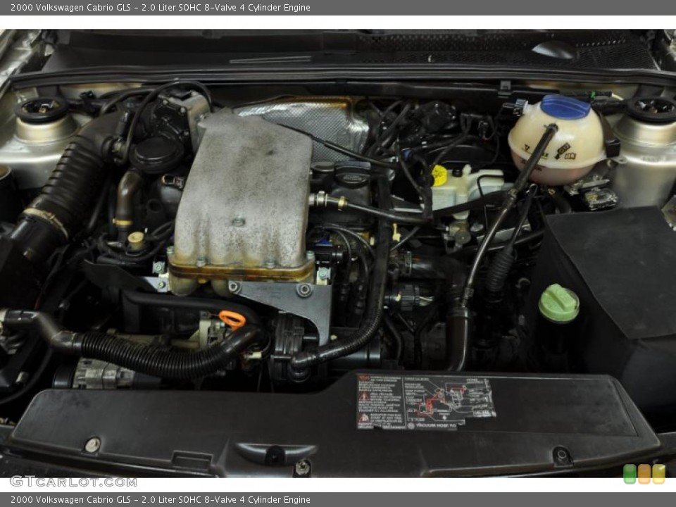 2.0 Liter SOHC 8-Valve 4 Cylinder Engine for the 2000 Volkswagen Cabrio #40121195