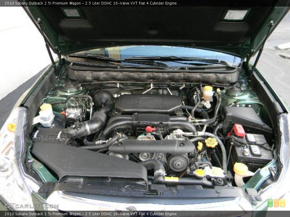 2.5 Liter DOHC 16-Valve VVT Flat 4 Cylinder Engine for the 2010 Subaru Outback #40129532
