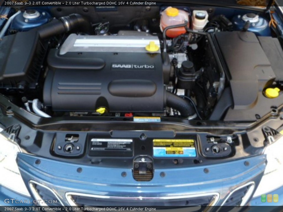 2.0 Liter Turbocharged DOHC 16V 4 Cylinder Engine for the 2007 Saab 9-3 #40130820