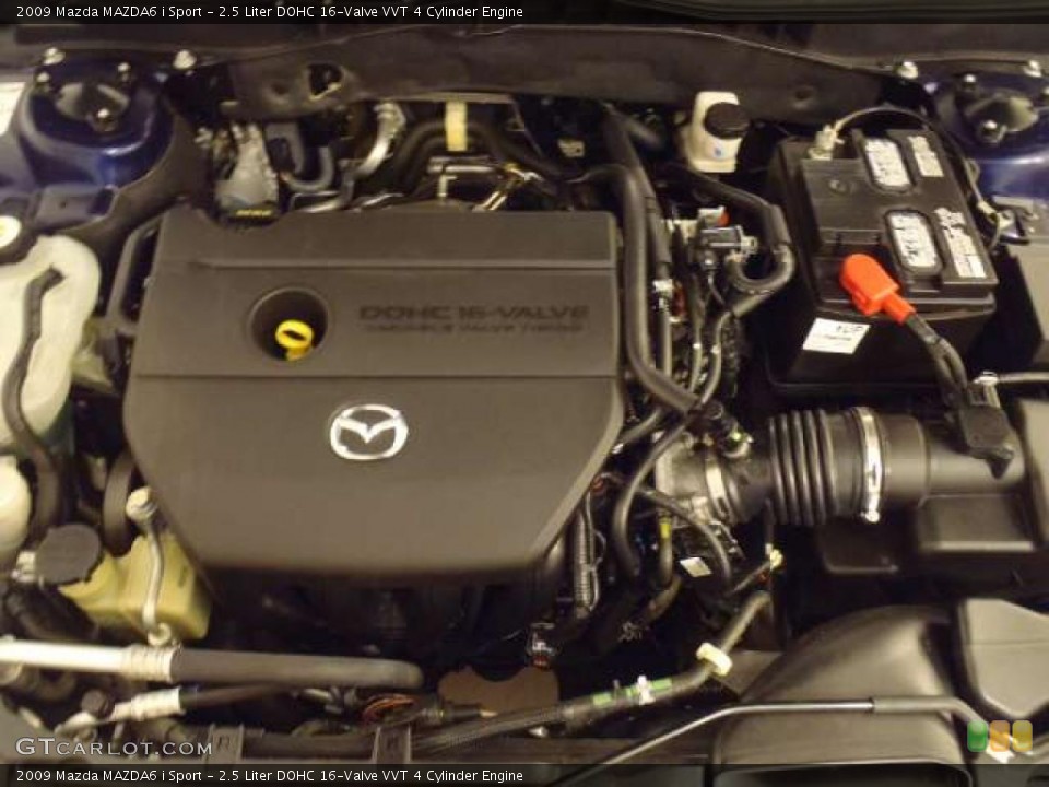 2.5 Liter DOHC 16-Valve VVT 4 Cylinder Engine for the 2009 Mazda MAZDA6 #40136813