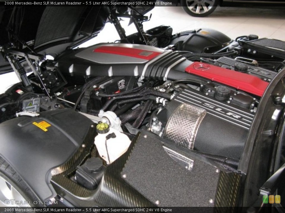 5.5 Liter AMG Supercharged SOHC 24V V8 Engine for the 2008 Mercedes-Benz SLR #40140337