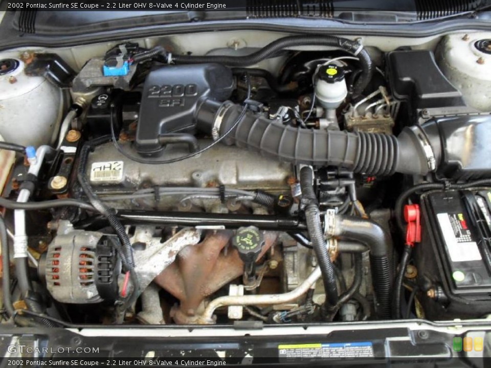 2.2 Liter OHV 8-Valve 4 Cylinder 2002 Pontiac Sunfire Engine