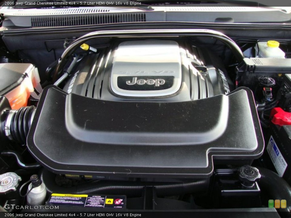 5.7 Liter HEMI OHV 16V V8 Engine for the 2006 Jeep Grand Cherokee #40148553