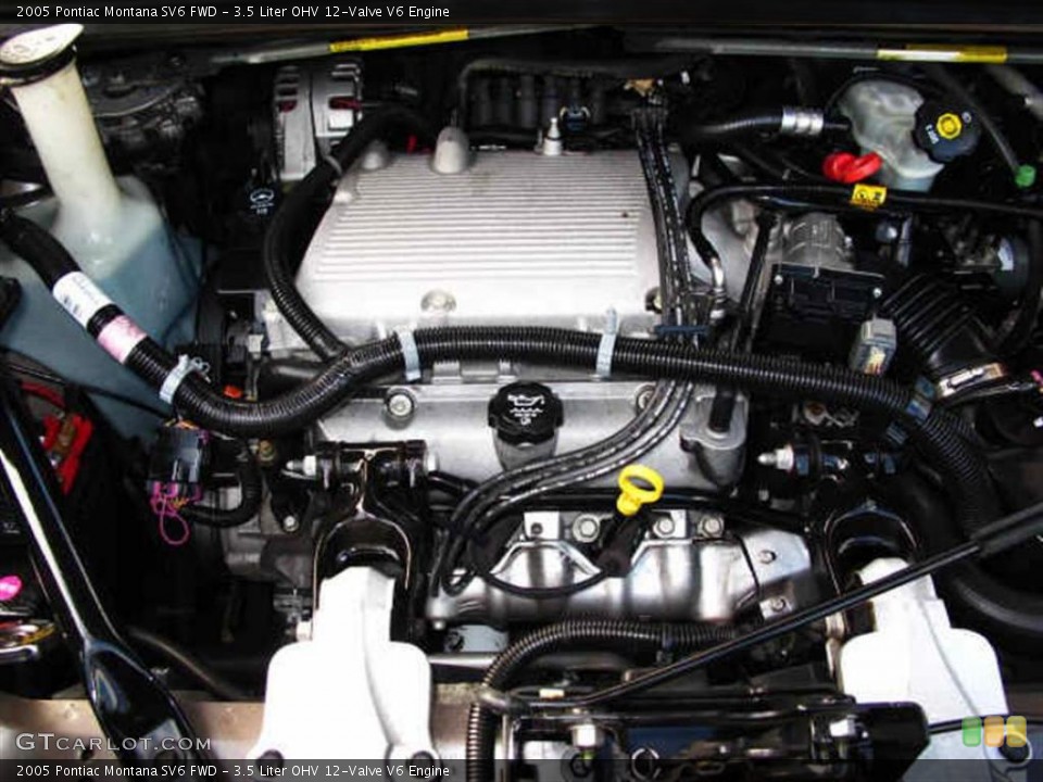 3.5 Liter OHV 12-Valve V6 Engine for the 2005 Pontiac Montana SV6 #40155785