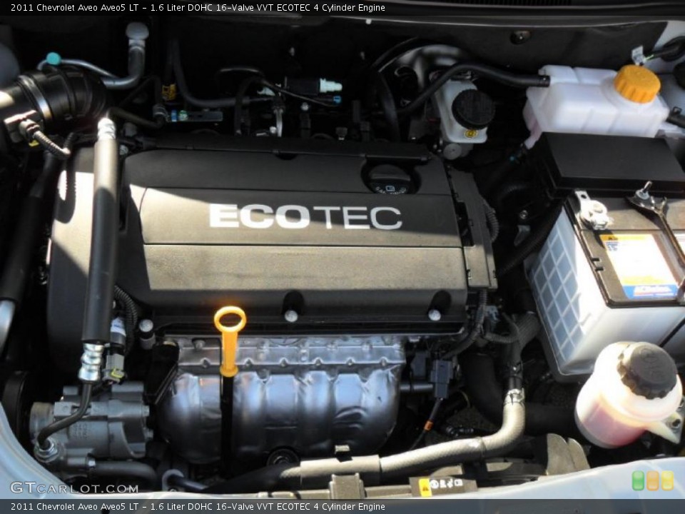 1.6 Liter DOHC 16-Valve VVT ECOTEC 4 Cylinder Engine for the 2011 Chevrolet Aveo #40156061