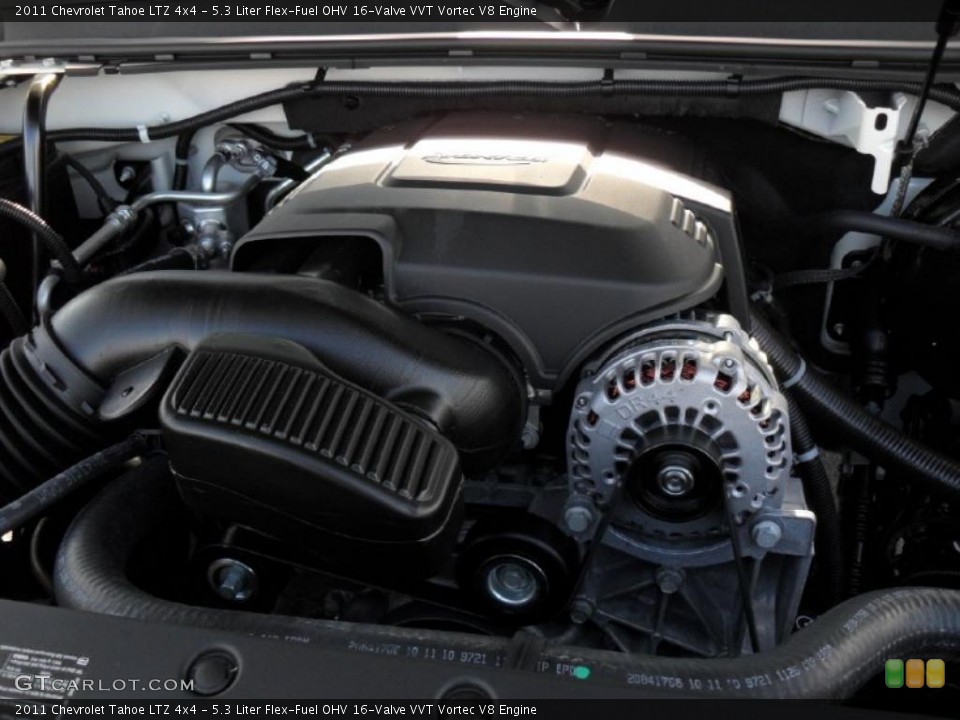 5.3 Liter Flex-Fuel OHV 16-Valve VVT Vortec V8 Engine for the 2011 Chevrolet Tahoe #40156945