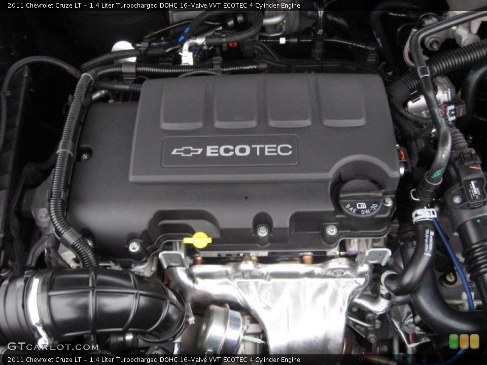 1.4 Liter Turbocharged DOHC 16-Valve VVT ECOTEC 4 Cylinder Engine for the 2011 Chevrolet Cruze #40170541
