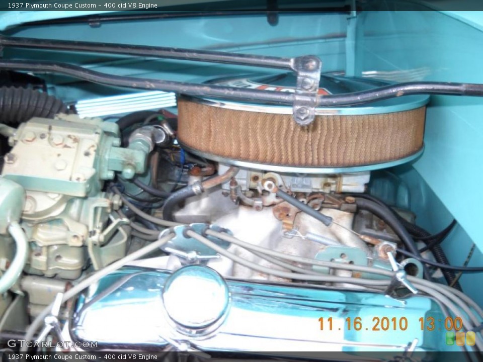 400 cid V8 1937 Plymouth Coupe Engine