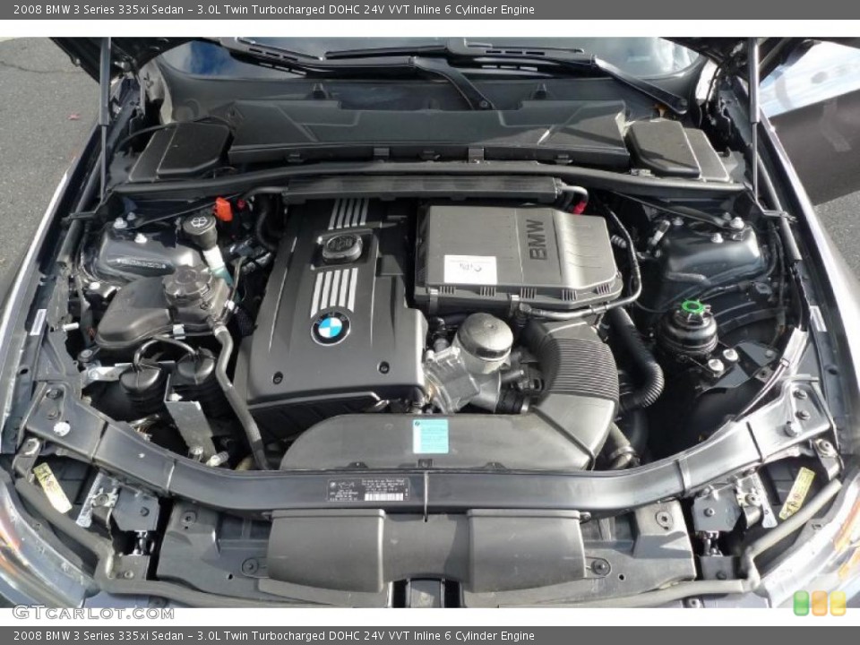 3.0L Twin Turbocharged DOHC 24V VVT Inline 6 Cylinder Engine for the 2008 BMW 3 Series #40182530