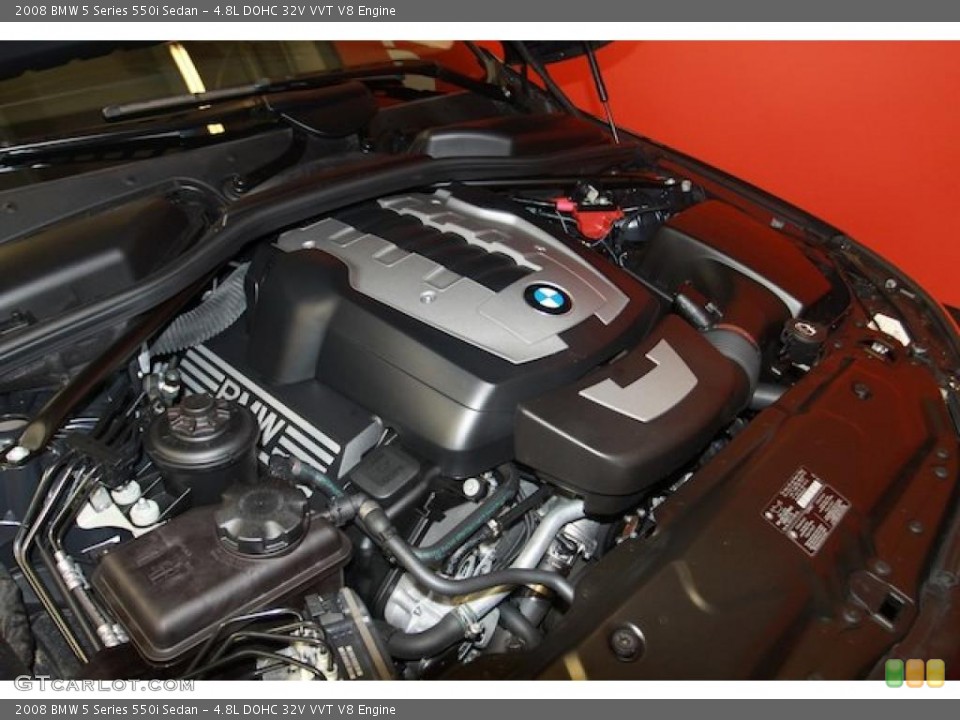 4.8L DOHC 32V VVT V8 Engine for the 2008 BMW 5 Series #40183694