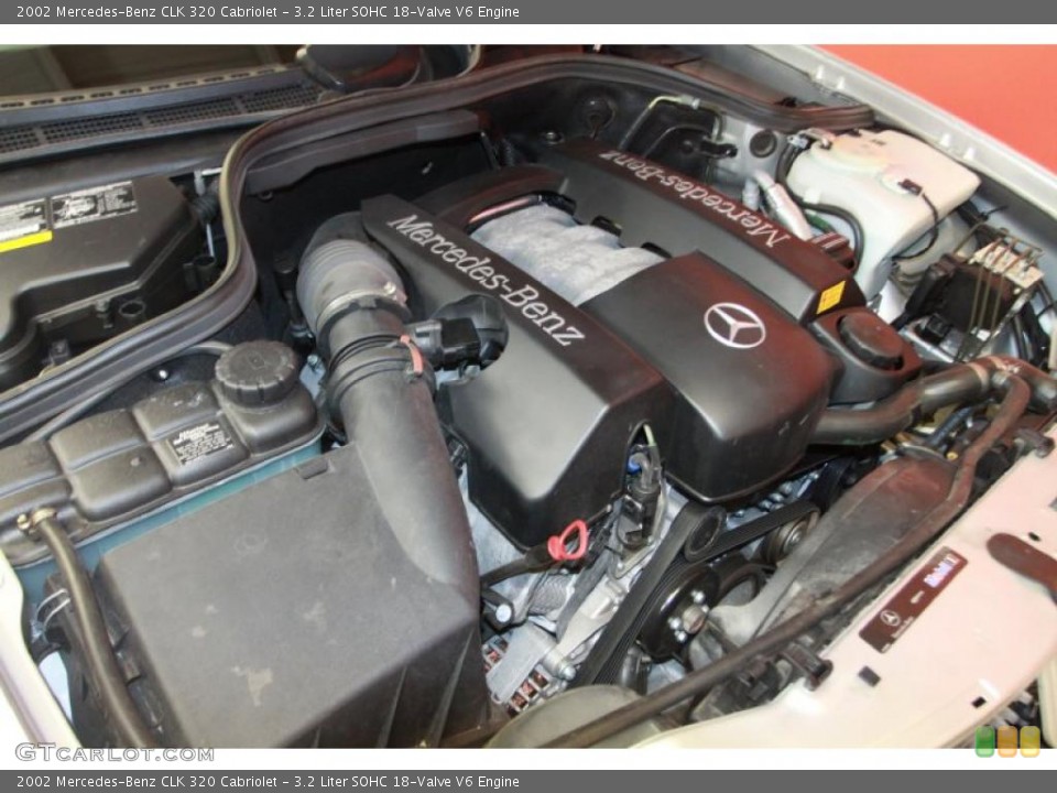 3.2 Liter SOHC 18-Valve V6 Engine for the 2002 Mercedes-Benz CLK #40185479