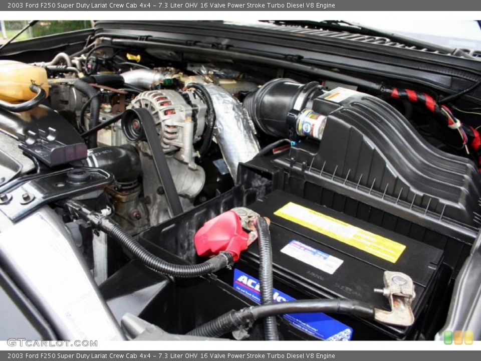 7.3 Liter OHV 16 Valve Power Stroke Turbo Diesel V8 Engine for the 2003 Ford F250 Super Duty #40188495